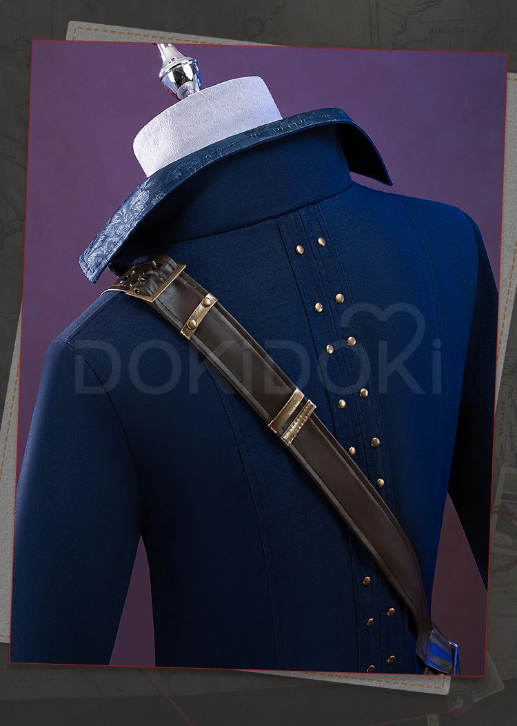 P Cosplay Costume Game Cosplay【S-2XL】DokiDoki-R Men Game Costume Medieval Suit P Cosplay Plus Size