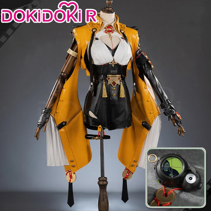 IN STOCK Yixuan Cosplay Costume Game Zenless Zone Zero DokiDoki-R ZZZ Women Black Yellow Bodysuit Yixuan Cosplay Master Costume