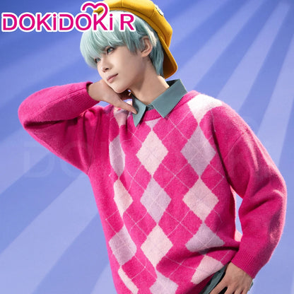 【Last Batch】IN STOCK Babyy Mysteryy Cosplay【S-2XL】DokiDoki-R Soda Pop Men Sweater Babyy Mysteryy Abbyy Costume Plus Size