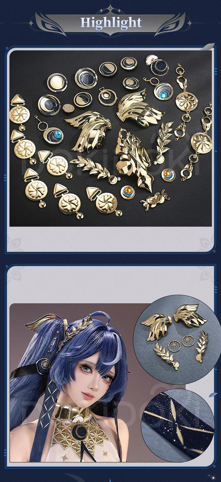 Iuno Cosplay Costume Game Wuthering Waves DokiDoki-SR Women Sexy Dress Costume Iuno Halloween Cosplay Metal Accessories