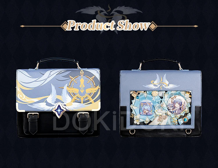 Sunday Elysia Doujin Bag Game Honkai Star Rail DokiDoki Sunday Cosplay Props School Bag HSR Itabag Halloween