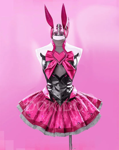 Dva Cosplay Costume Game DokiDoki-R Women Pink Dress Sexy Dva Costume Halloween Cosplay