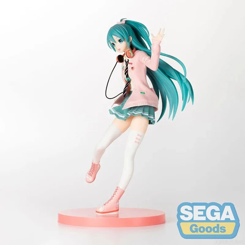 Bandai Hatsune Miku Ribbon Girl 23CM PVC Model