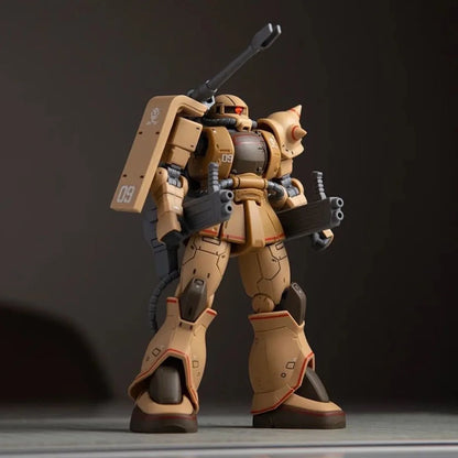 In Stock JMS Model Zaku Half Cannon HG 1/144 MS-06CK Assembly Model Kit Desert Colour Toy Action Figures Robot Mecha Kids Gifts