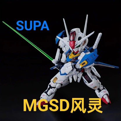SUPA MGSD Aerial SD Q-Version Mecha Warrior Action Figure Model Toy Collectible with Detachable Parts Assembly GK Gifts