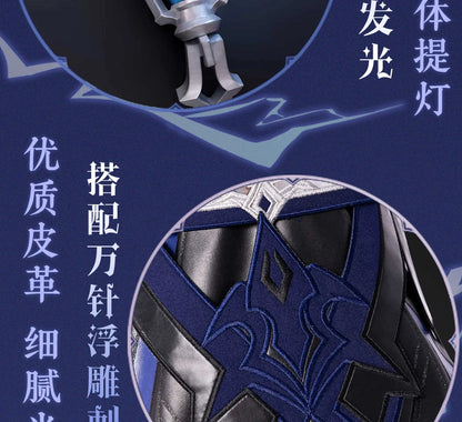 Genshin Impact Kyryll Chudomirovich Flins Cosplay Costume Wig Uniform Cloak Carnival Halloween Party for Women Men Props iCoser