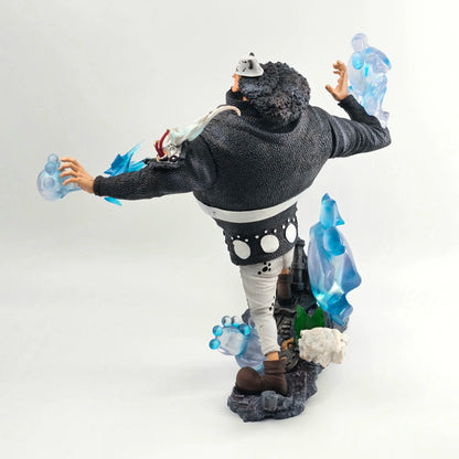 32cm Anime One Piece Figure Bartholemew Kuma Figurine 2 Hands With Light Statue Collection Decor Ornaments Model Doll Gift Toys