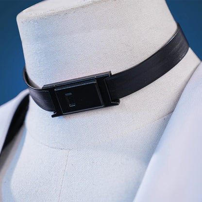 Wuthering Waves Chisa Cosplay Costume Wig Jacket Uniform Headwear Tattoo Sticker Socks Halloween Party for Women Girls Accessory