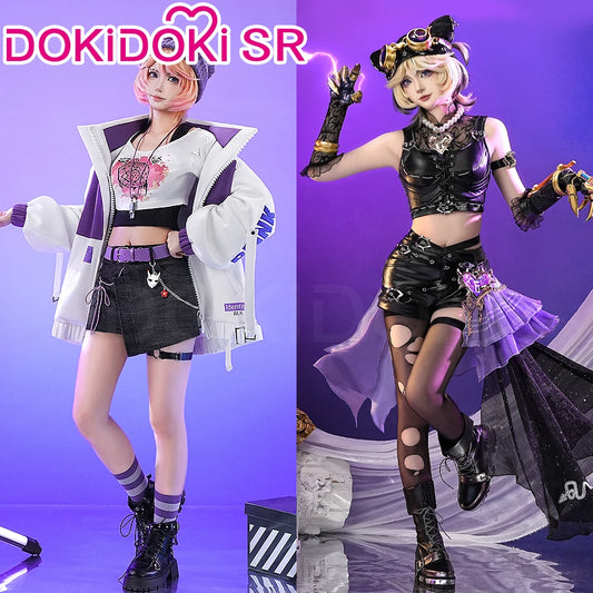 Tracy Reznik Mechanic Cosplay Costume Game Identity V DokiDoki-SR Phantom Girl Lock Core BLK Tracy Women Dress Cosplay