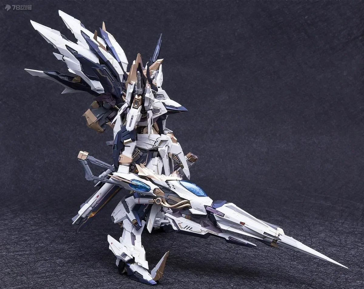 Original Infinite New Star 1/100 Aurora Imperial Dawn Knight Troops Alloy Die Casting Frame Model Halloween Gift