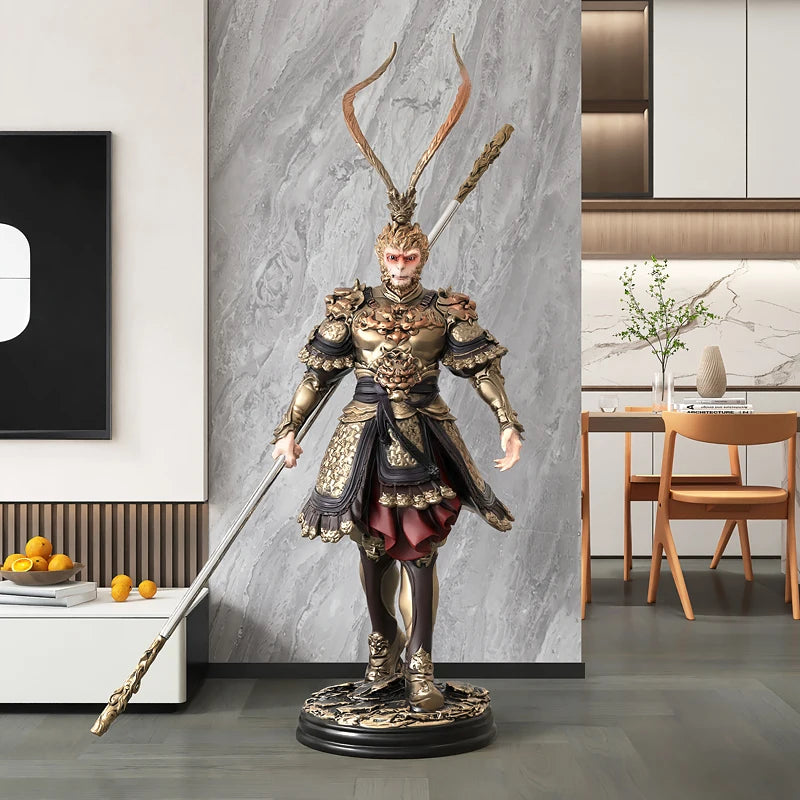 93cm Anime Monkey Figure SonGoku Garage Kit Resin Material Figurine Action Figures Model Children Toy Gift Collectible Figurines