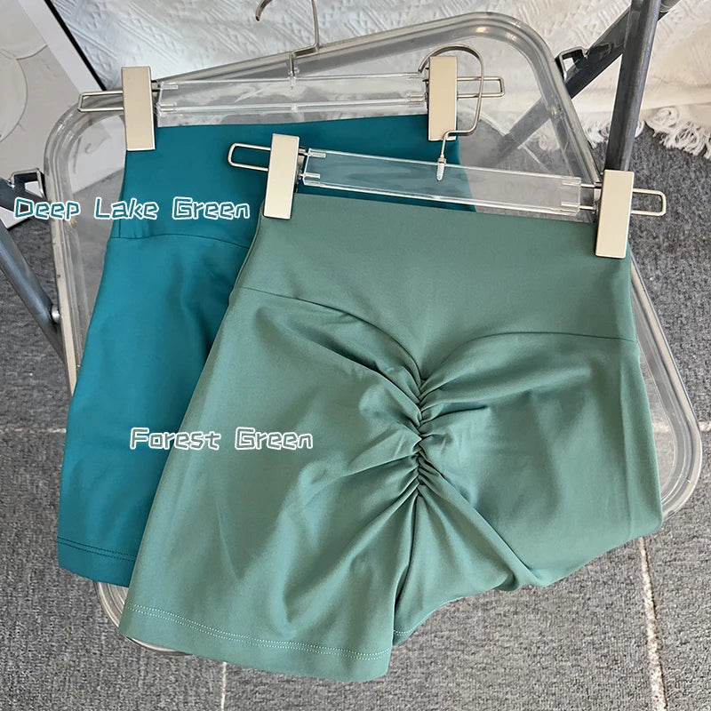 Women Sports High Waist Yoga Legging Shorts Squat Proof Quick Dry Fitness Workout Gym Cycling Tight