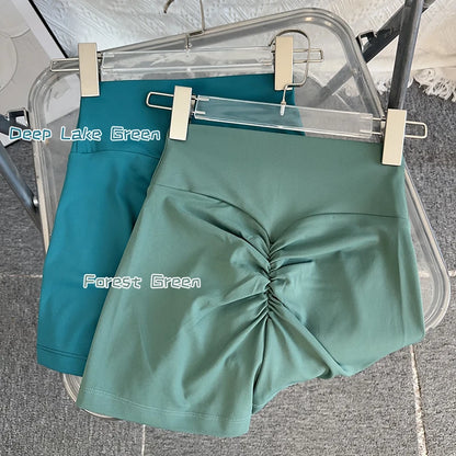 Women Sports High Waist Yoga Legging Shorts Squat Proof Quick Dry Fitness Workout Gym Cycling Tight