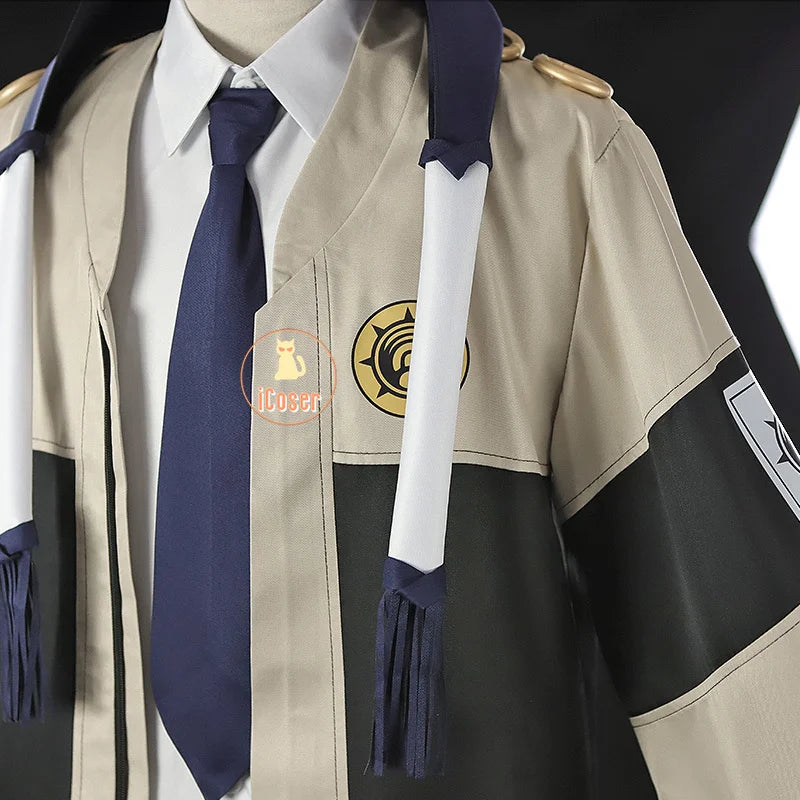 Anime Gachiakuta Tamsy Caines Cosplay Costume Wig Uniform Jacket Halloween Party for Women Men Festival Role Play Outfit Props