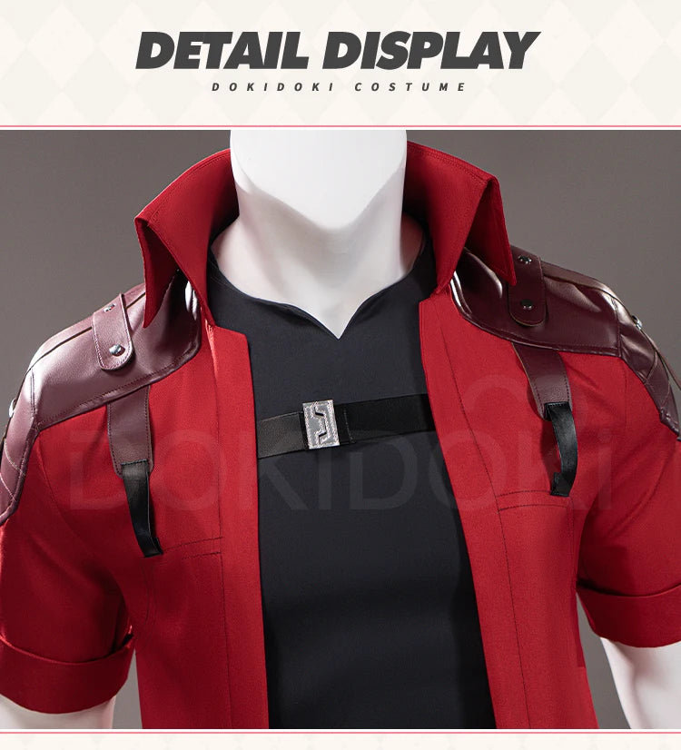 Dante Cosplay Costume Anime【XS-3XL】 DokiDoki-N Men Red Coat Costume Devil Dante Cosplay Plus Size