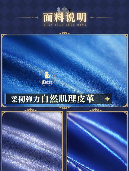 Honkai Star Rail Cerydra Cosplay Costume Wig Dress Uniform Headwear Game Outfit Halloween Party for Women Girls Role Play Props