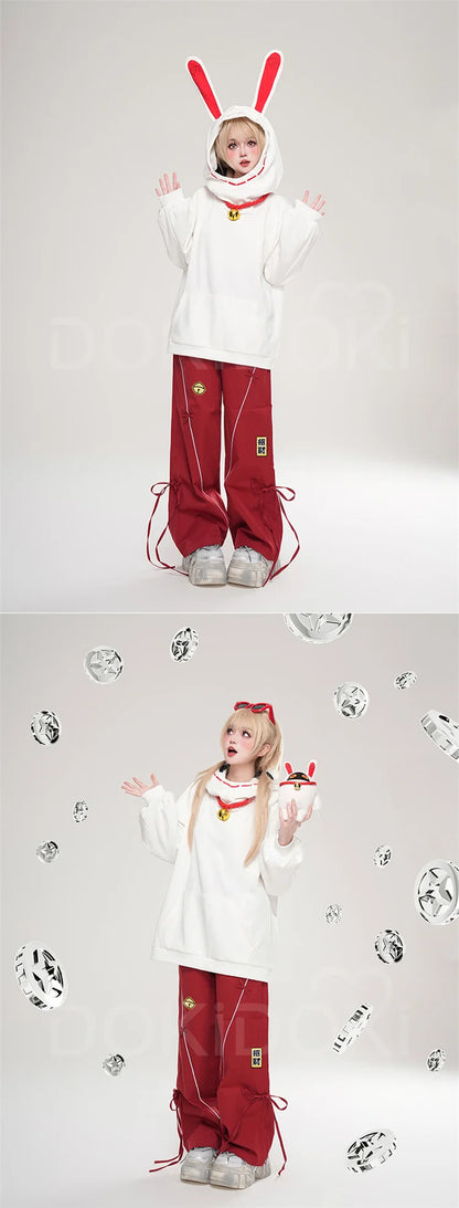 IN STOCK Eous Sharkboo Bangboo Luckyboo Doujin Cosplay Costume Game Zenless Zone Zero【S-3XL】DokiDoki-R Women Hoodie Plus Size