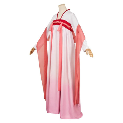 iCoser Anime The Apothecary Diaries Maomao Cosplay Costume Red Pink Dress Kusuriya No Hitorigoto Halloween Party for Women Girls
