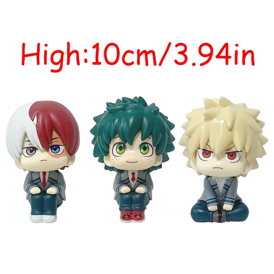 21cm Boku no Hero Academia Anime Figure Bakugo Katsuki Action Figure Midoriya Izuku/Todoroki Shoto Figurine PVC Collection Toys