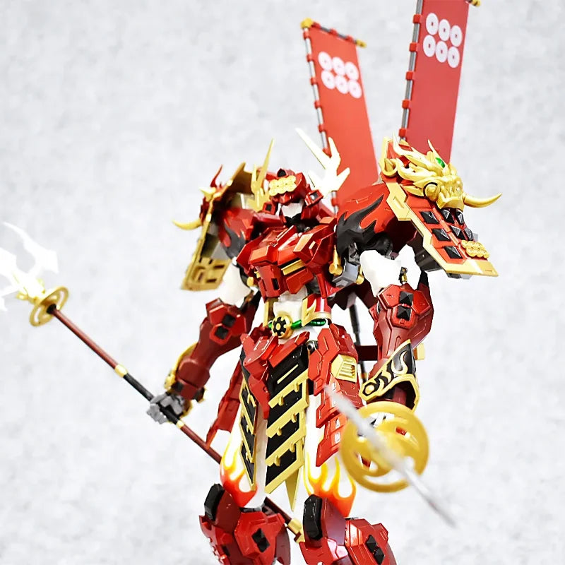 1/100 Date Masamune&Sanada Yukimura Series Alloy Die Casting Frame Action Figure Robot Ninja Assembly Model Desktop Decore Gifts