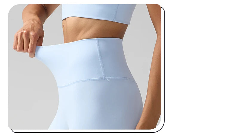 High Waist Naked Feeling Leggings for Women – Fitness Running Yoga Gym and Casual Workout Tight Pants
