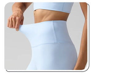 High Waist Naked Feeling Leggings for Women – Fitness Running Yoga Gym and Casual Workout Tight Pants