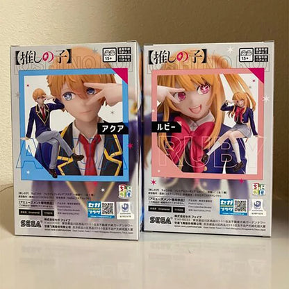 Bandai SEGA PM Oshi No Ko Hoshino Aquamarin Rubii 13CM PVC Model