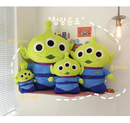 50/70/90cm Super Big Size Alien Disney Cartoon Anime Plush Stuffed Doll Cute Room Decorated Plushie Children Pillow Holiday Gift