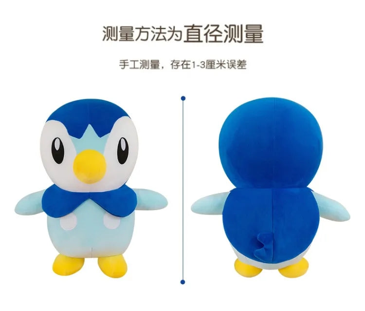 Pokemon Kawaii Piplup Plush Toys Cute Cartoon Stuffed Soft Toys Anime Penguin Plushie Big Doll Throw Pillow Kids Birthday Gift
