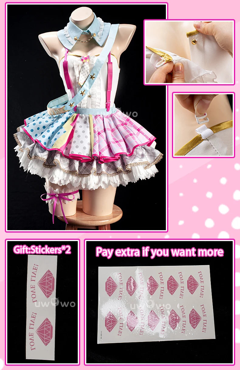 PRE SALE UWOWO Kotori Minami Cosplay LL Kotori Minami Idol ver. Cosplay Costume S-3XL Halloween Costume