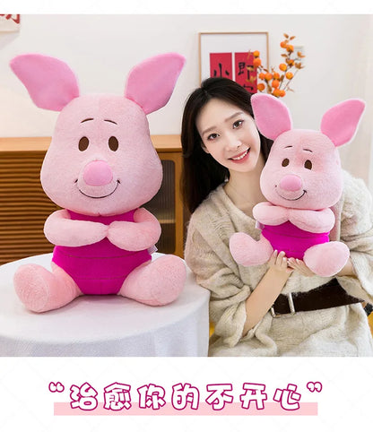 60/80/100cm Super Big Size Piglet Disney Anime Plush Stuffed Doll Kawaii Room Decoration Plushies Children's Pillow Holiday Gift