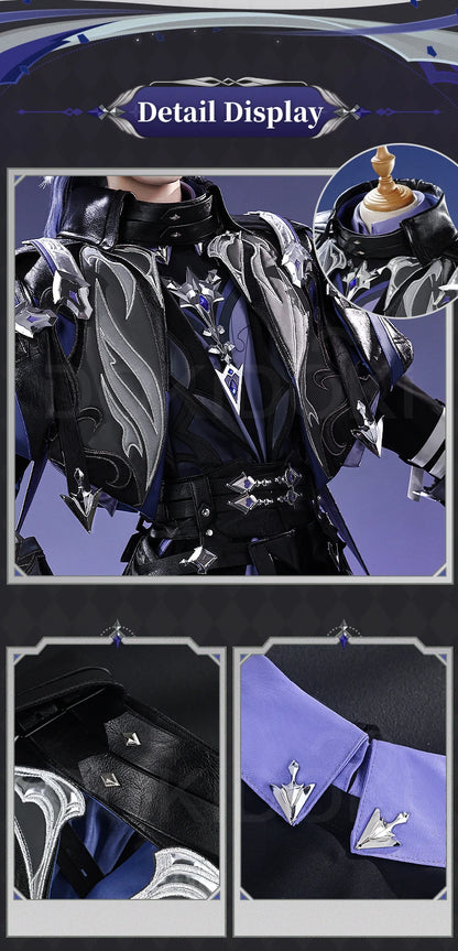 Flins Cosplay Costume Game Genshin Impact【S-3XL】DokiDoki-SR Kyrll Chudomirovich Flins Cosplay Men Halloween Costume Plus Size