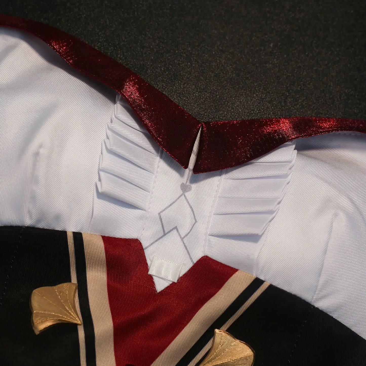 Genshin Impact Sandrone Cosplay Costume Wig Marionette Dress Uniform Headwear Eleven Fatui Harbingers Halloween Party for Women