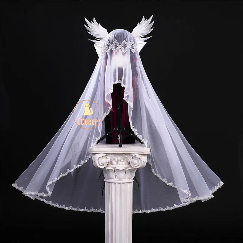 Genshin Impact Columbina Cosplay Costume Wig Dress FES 2026 Skin The Damselette Eleven Fatui Harbingers Halloween for Women Girl