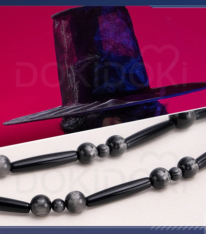 【Last Batch】IN STOCK Jinuu Cosplay Costume 【S-3XL】DokiDoki-R Jinuu Babyy Mysteryy Romancee Men Black Robes Hat Plus Size