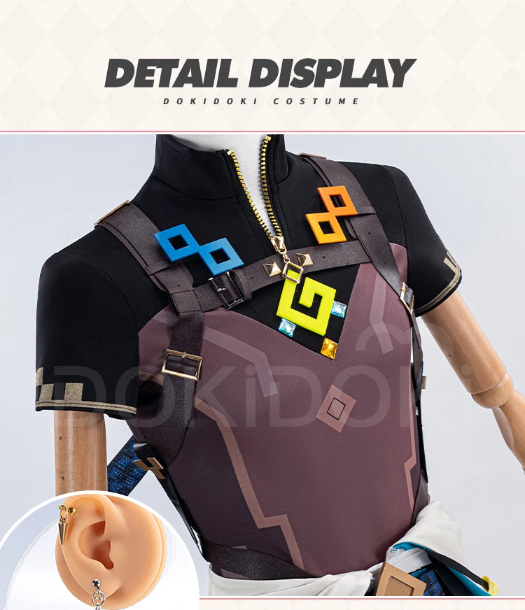 IN STOCK Kinich Costume Game Genshin Impact Cosplay【XS-3XL】DokiDoki-N Men Huitztlan Natlan Kinich Costume Cosplay Plus Size