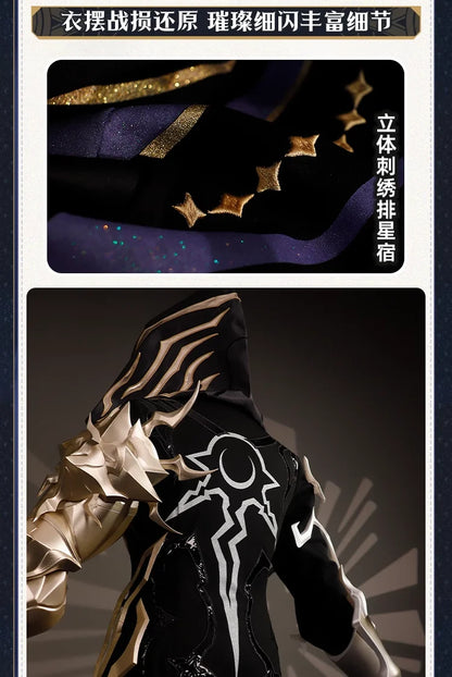 iCoser Honkai Star Rail Flame Reaver Cosplay Costume Uniform Cloak Ember Raider Mask Festival Halloween Party for Women Girls