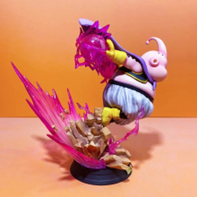 Dragon Ball Majin Buu Glowing Anime Statue - Pvc Collectible Figure Desktop Decoration Ornaments Kid Birthday Gift Toy 19cm