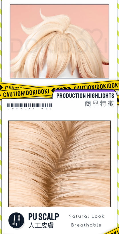 IN STOCK Mydeimos Cyrene Anaxa Polyxena Wig Game Honkai: Star Rail DokiDoki Mydei Cosplay HSR Halloween Wig Anaxa Free Wig Cap