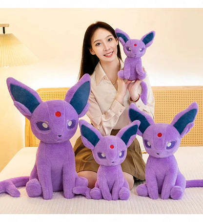 40/50/70CM Big Size Pokemon Espeon Plushies Cartoon Anime Soft Plush Pillow Doll Kawaii Stuffed Plushie Ornament Children Gifts