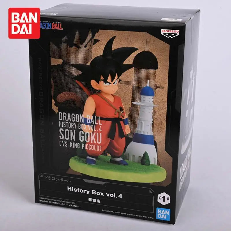 bandai in stock Banpresto Dragon Ball Anime Figurines History Box vol.4 Kids Goku Action Figures DBZ Model boxed Toys gifts