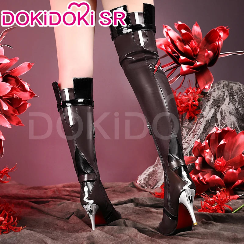 Acheron Cosplay Shoes Game Honkai: Star Rail Cosplay DokiDoki-SR Honkai Female Cosplay Acheron Shoes Boots