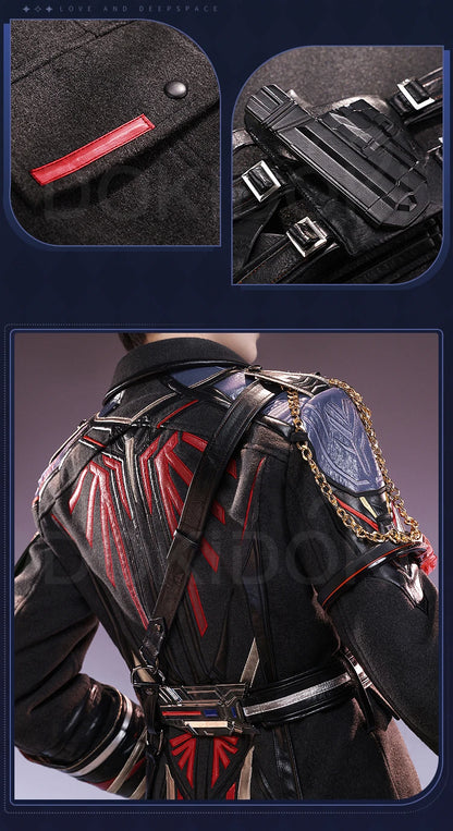 IN STOCK Caleb Cloudsreach Strategy Cosplay Costume Game Love and Deepspace DokiDoki-SR Men Xia Yizhou Caleb Cosplay Halloween