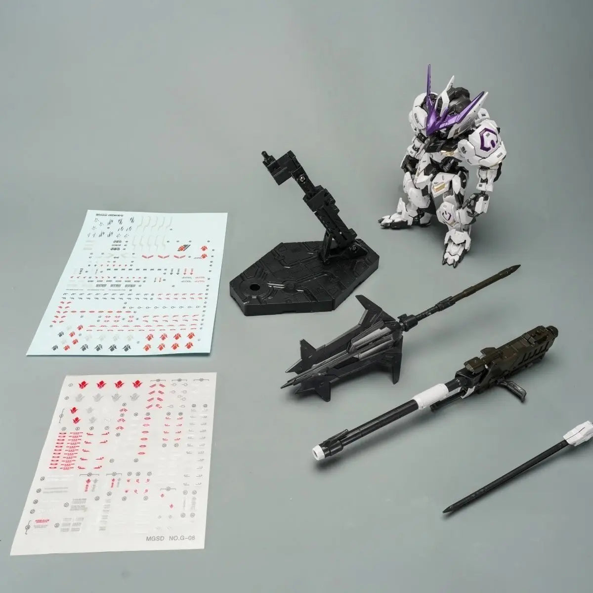 MGSD Barbatos G08A Black Tortoise Mecha Warrior Action Figure Model Toy with Detachable Parts High Detail Collectible