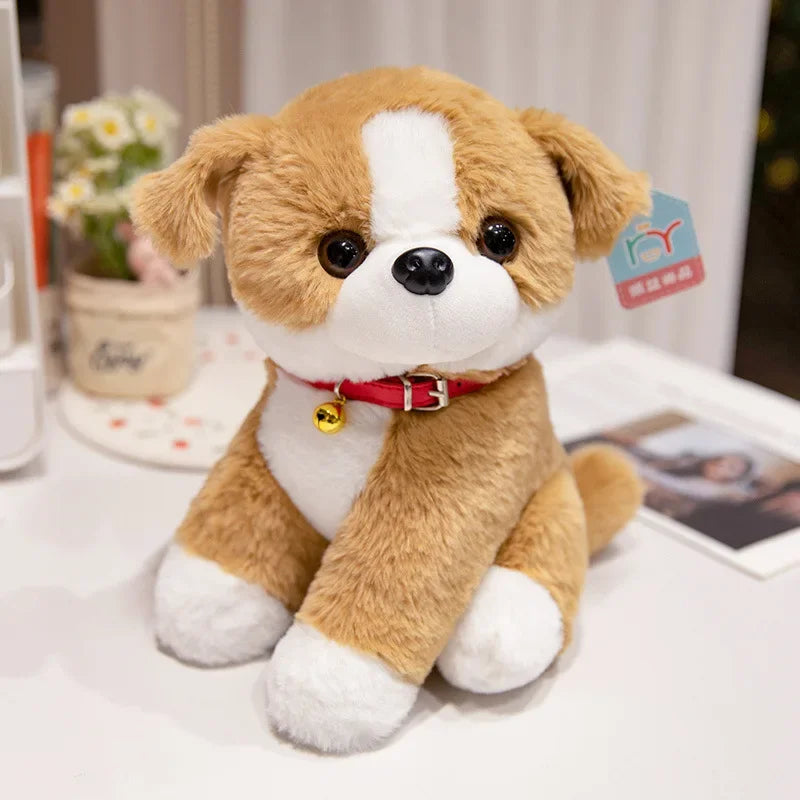 Cute Dog Plush Toy Soft Kawaii Puppy Doll Cartoon Animal Corgi Shiba Inu Pug Dog Stuffed Pillow Children Birthday Christmas Gift