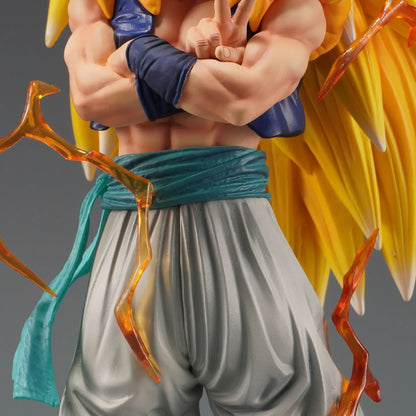 Dragon Ball Z Figures Super Saiyan Gotenks Anime Figurine Ghost Squad Model Statue Doll Collection Decoration Kids Toys Gift