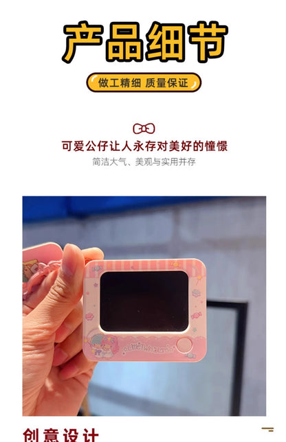 Genuine Sanrio Hello Kitty Kuromi Melody Pachacoo Cinnamoroll Hangyodon Gudetama Writ Boar Graffiti Toy Keychain Birthday Gift