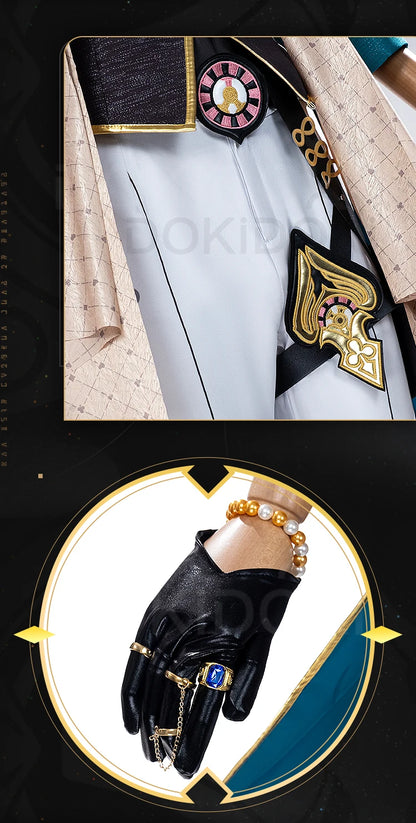 Aventurine Cosplay Costume Game Honkai: Star Rail Cosplay【XS-3XL】 DokiDoki-N Honkai Sha Jin Cosplay Halloween Suit Plus Size