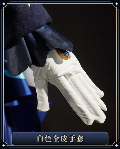 iCoser Focalors Furina Cosplay Costume Wig Dress Genshin Impact Fontaine Uniform Hat Pneuma Ousia God of Justice for Women Props