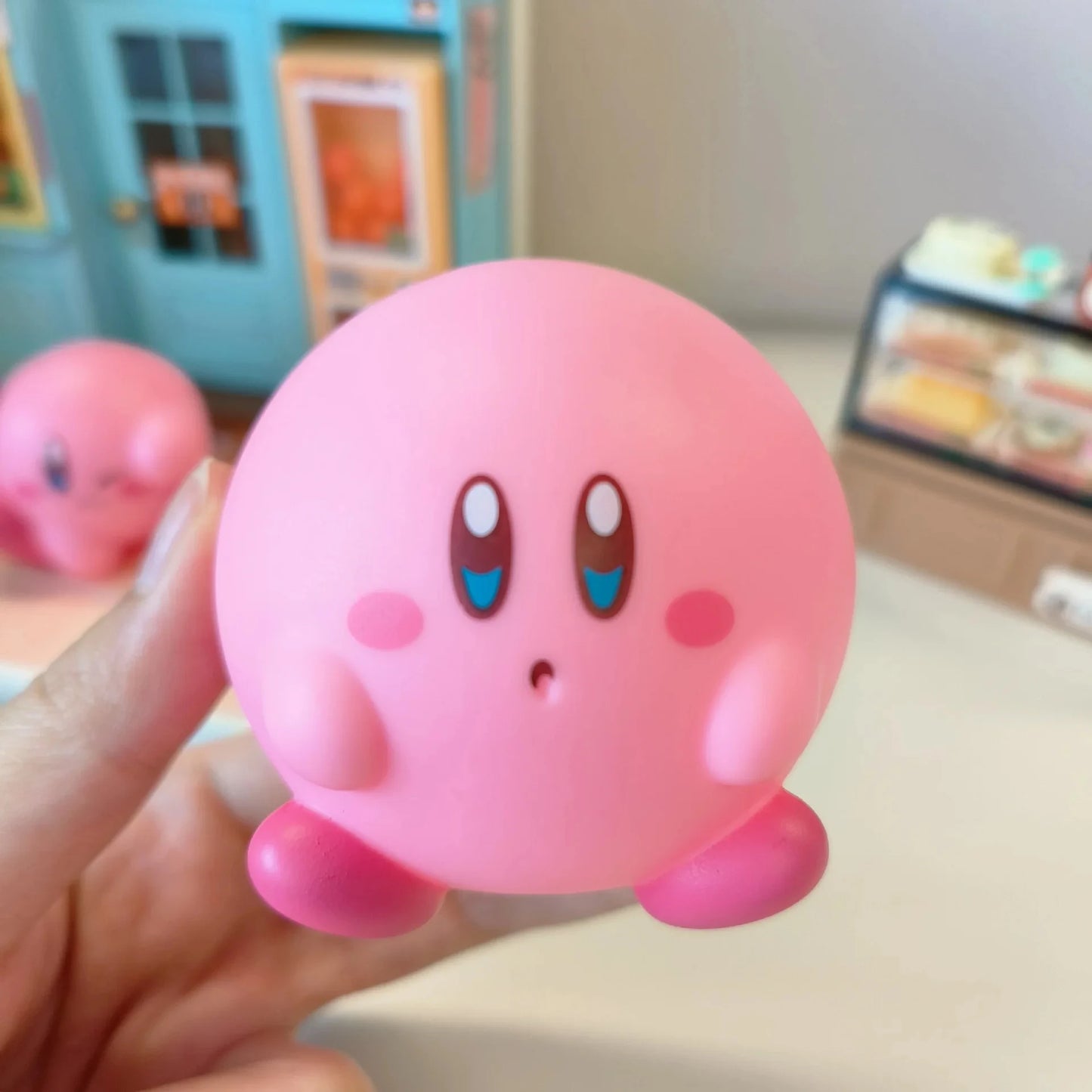 8Pcs/Set Games Star Kirby Anime Figure  Cute Cartoon Pink Kirby Mini Figure Decorative Collection Toy For Children's Gifts